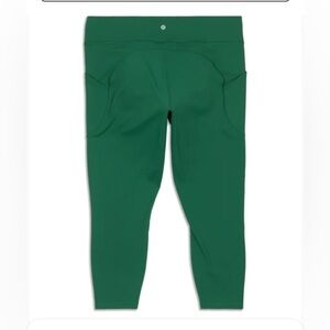 Lululemon 
Invigorate High-Rise Leggings Green Tight 25" / size 20 Pockets